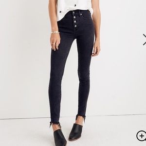 Madewell 9” hi rise jeans in Berkeley black
